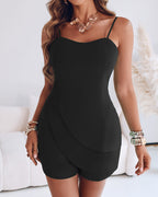 Adjustable Spaghetti Straps slim fit Jumpsuit
