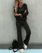 2 Pieces Outfit- Casual lounge set