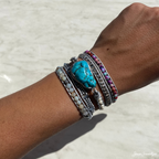 Vegan Healing Turquoise Bracelet