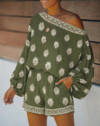 2 Pieces Outfit  Shorts Set