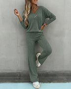 2 Pieces Outfit- Casual lounge set