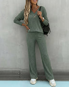 2 Pieces Outfit- Casual lounge set