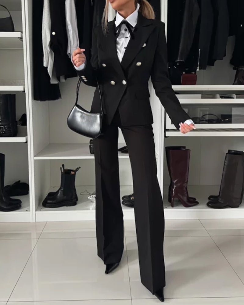 Casual Blazer Set