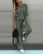 2 Pieces Outfit- Casual lounge set