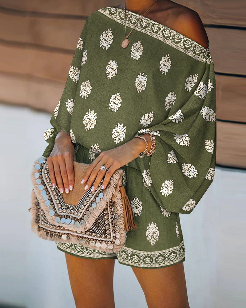 2 Pieces Outfit  Shorts Set