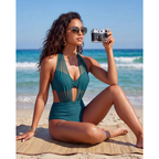 The Amalfi™ Convertible Swimdress - One Swimsuit. Two Elegant Looks.