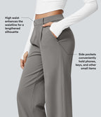 Halara Flex™ DayStretch High Waisted Pocket Straight Leg Work Pants