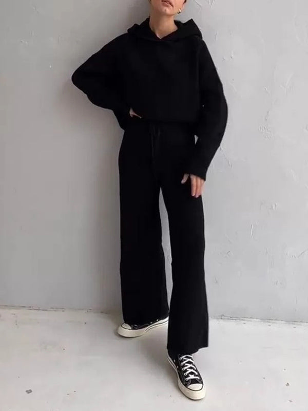 Hooded Sweater + Drawstring Pants
