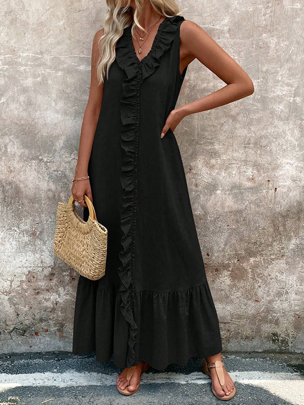 V-Neck Maxi Dresses