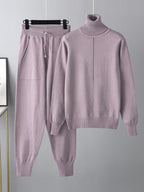 Casual drawstring-wide-leg-pants-suits