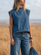 High Waisted Loose Pockets Set