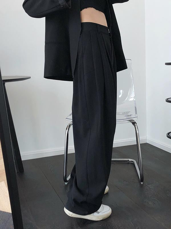 Loose Empire Wide Leg Pants