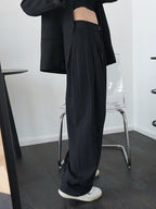 Loose Empire Wide Leg Pants