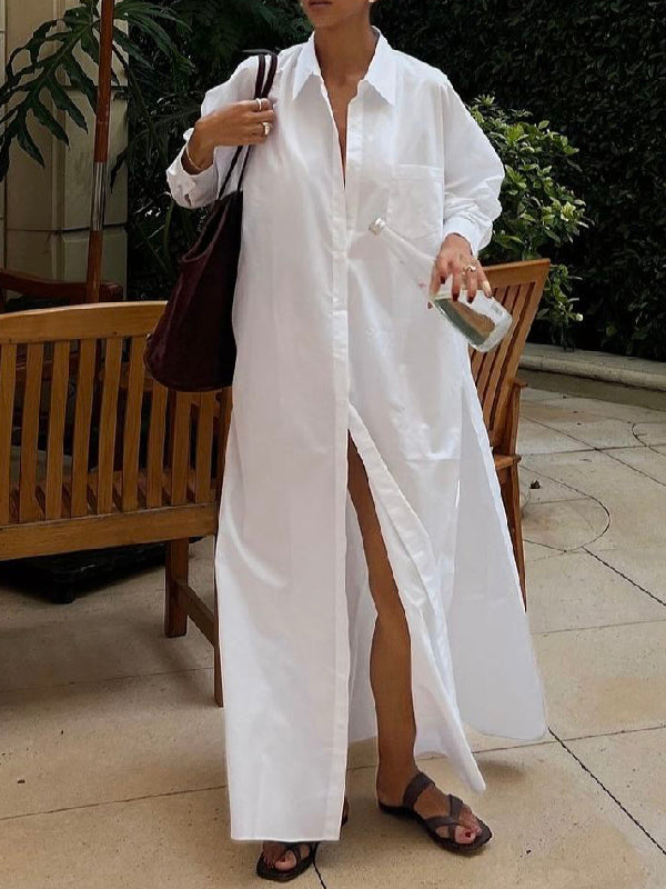 Maxi Shirt Dress