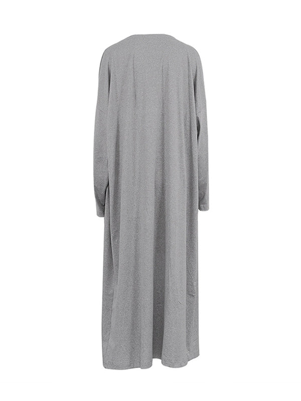 Long Sleeves  Dress + Bodycon Outerwear Set