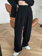 Loose Empire Wide Leg Pants