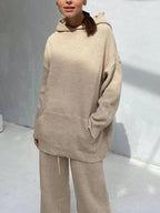 Hooded Sweater + Drawstring Pants