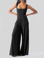Loose  Spaghetti-Neck Jumpsuit