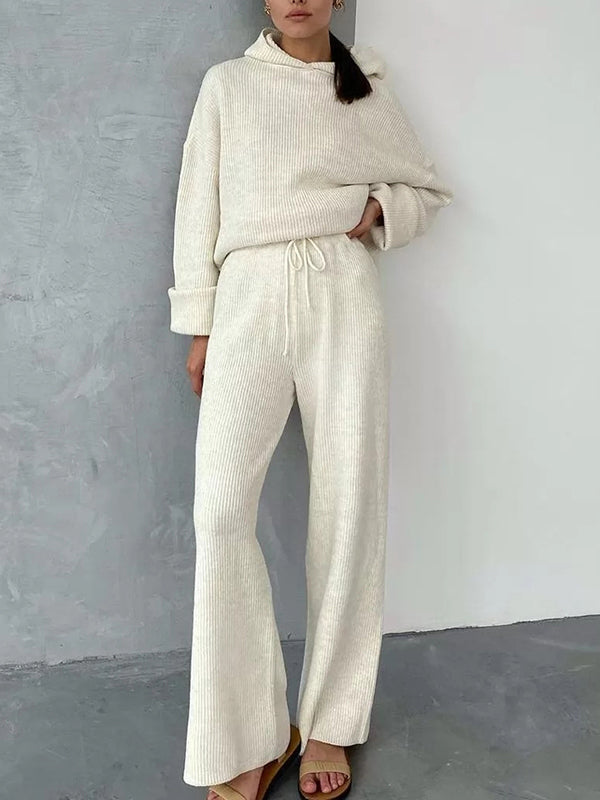 Hooded Sweater + Drawstring Pants