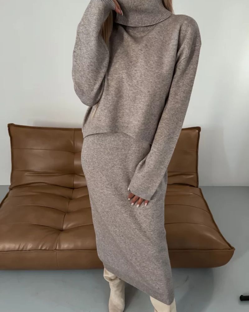 Chic Two-Piece Knit Set