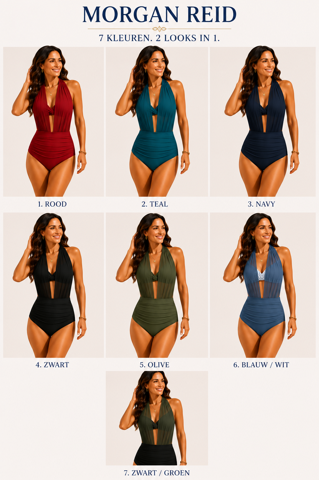 The Amalfi™ Convertible Swimdress - One Swimsuit. Two Elegant Looks