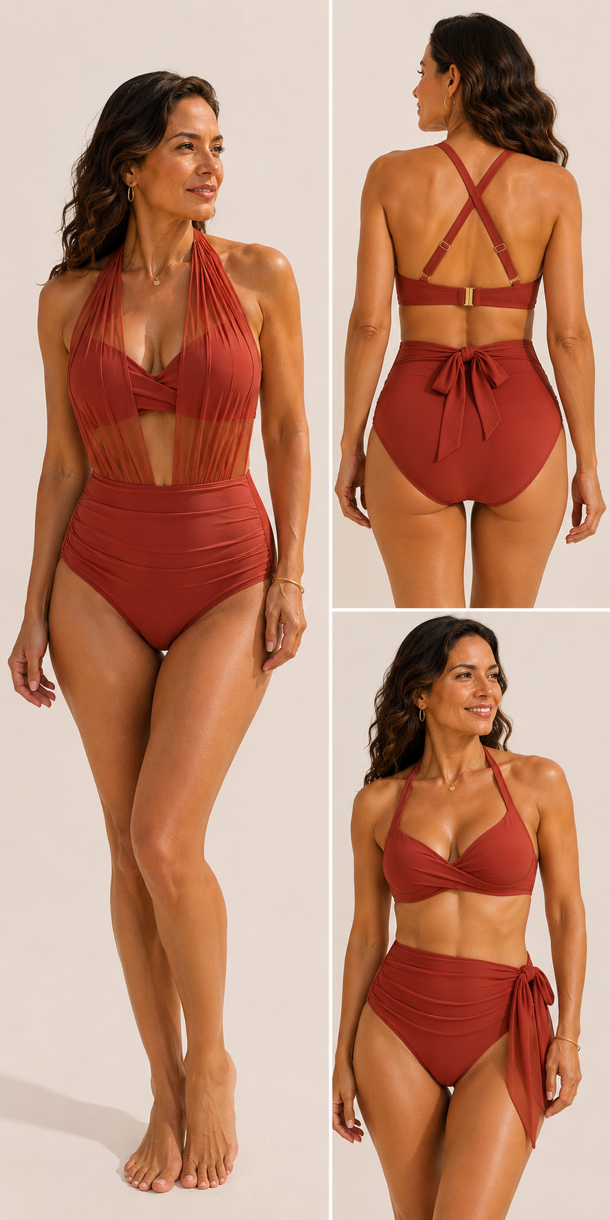 The Amalfi™ Convertible Swimdress - One Swimsuit. Two Elegant Looks