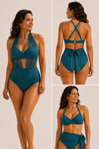 The Amalfi™ Convertible Swimdress - One Swimsuit. Two Elegant Looks