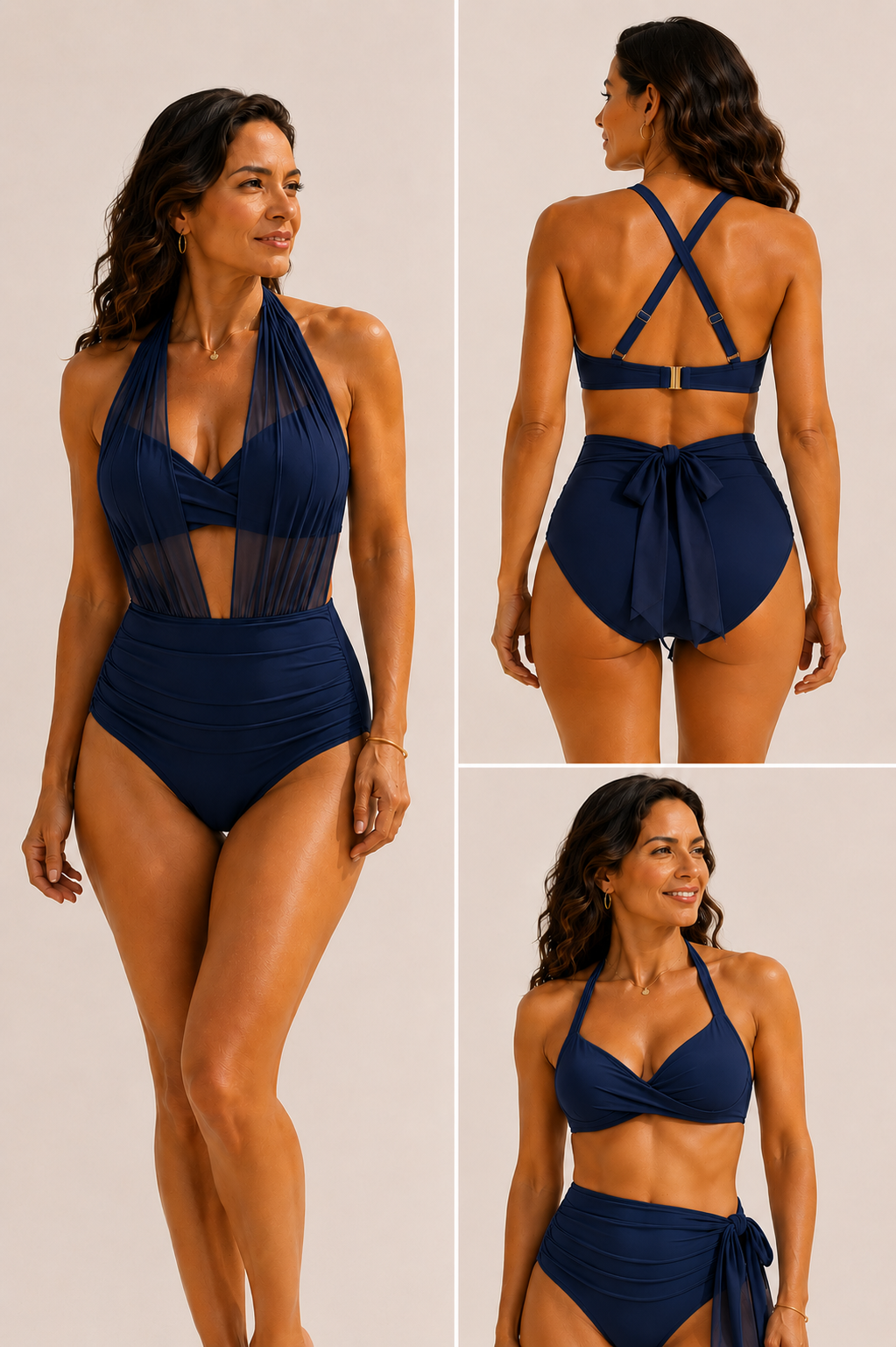 The Amalfi™ Convertible Swimdress - One Swimsuit. Two Elegant Looks