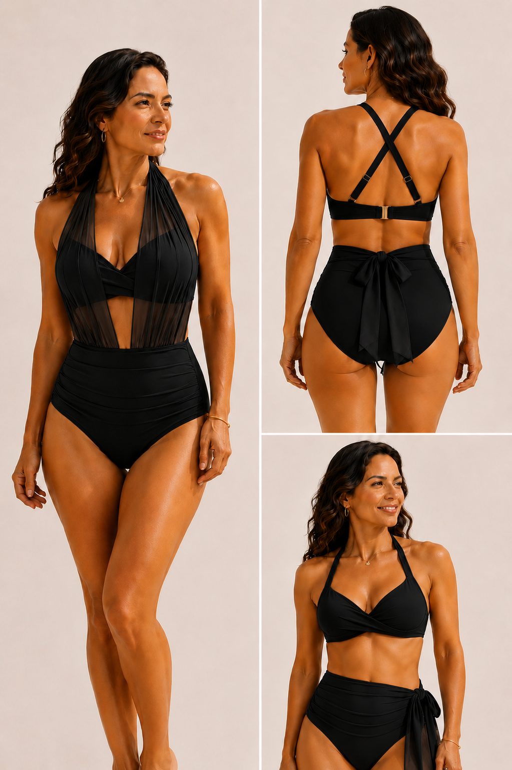 The Amalfi™ Convertible Swimdress - One Swimsuit. Two Elegant Looks