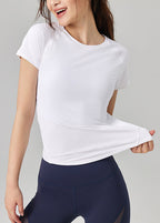 Chic White Yoga Top