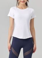 Chic White Yoga Top