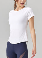 Chic White Yoga Top