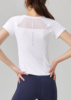 Chic White Yoga Top