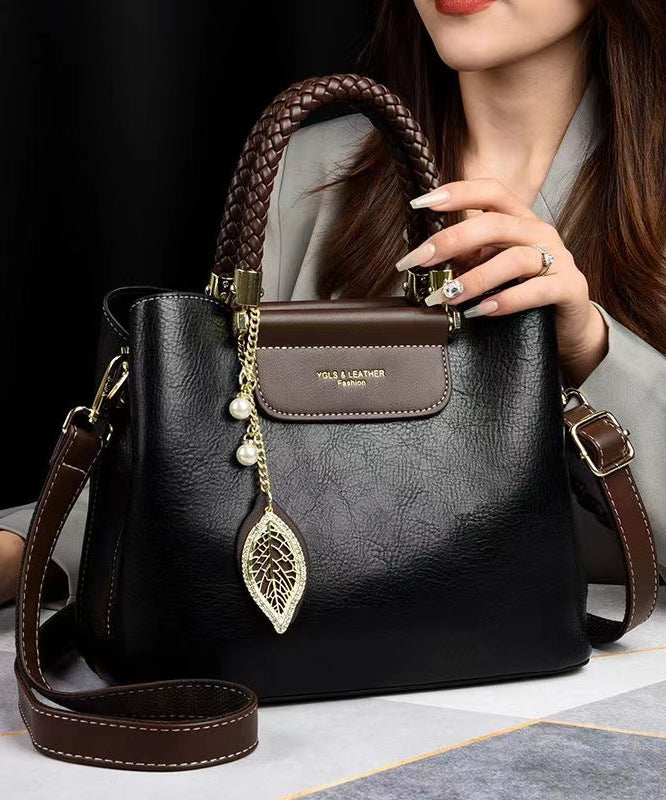 Versatile Durable Leather Tote Handbag