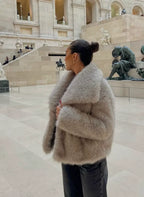 Elegant Faux Fur Jacket