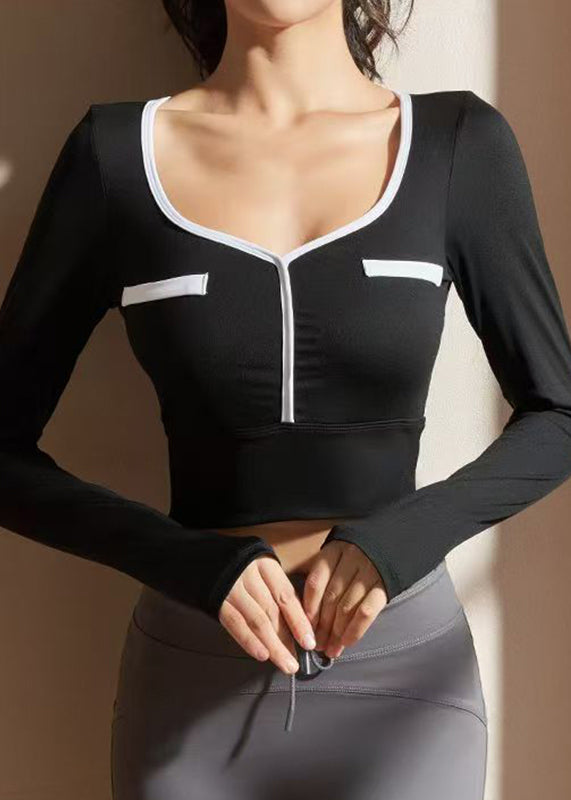 Luxury Long Sleeve Yoga Top