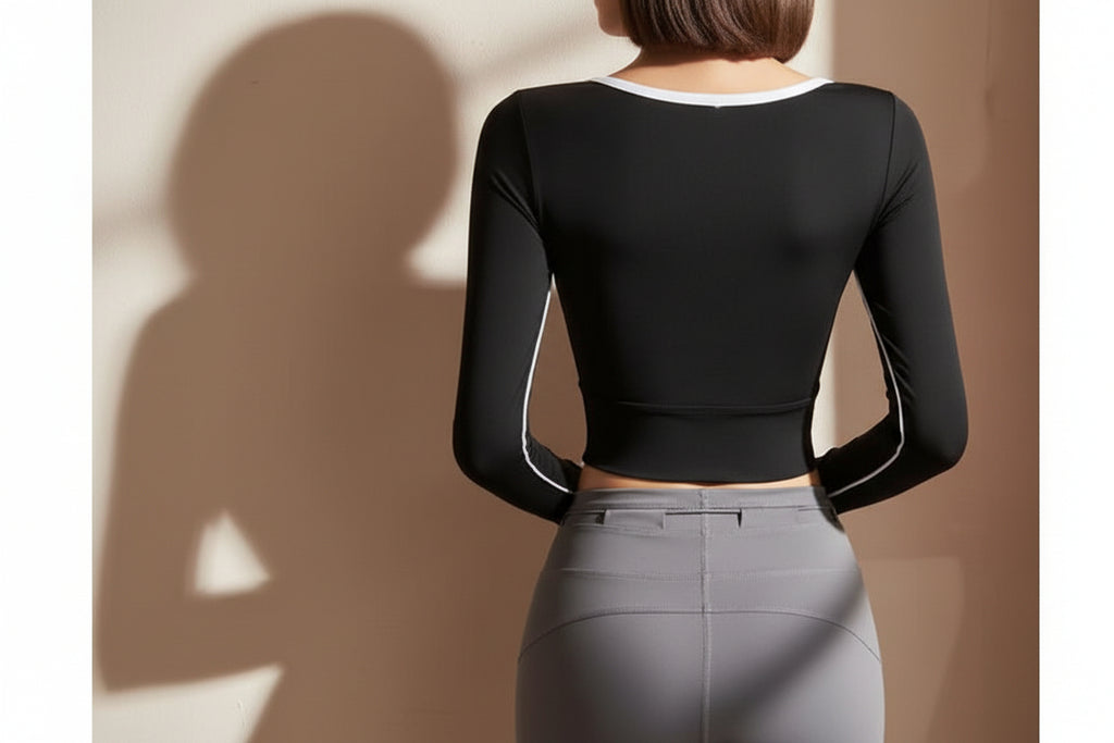 Luxury Long Sleeve Yoga Top