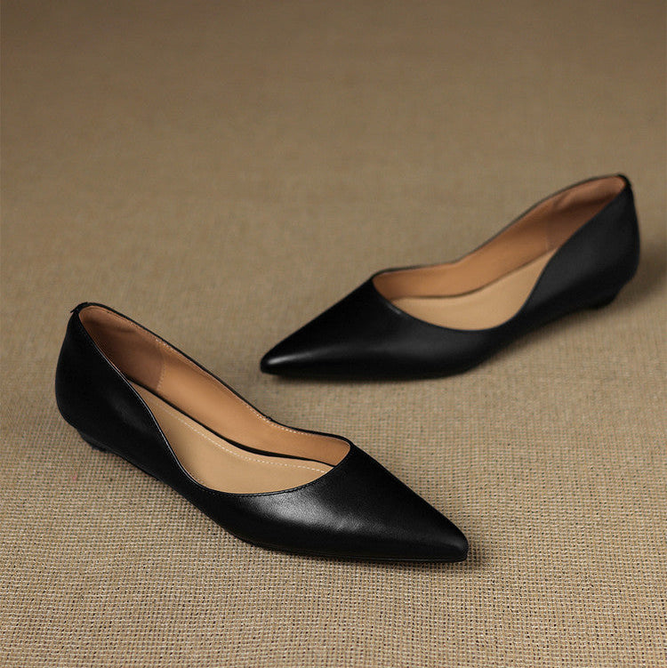 Genuine Leather Flats