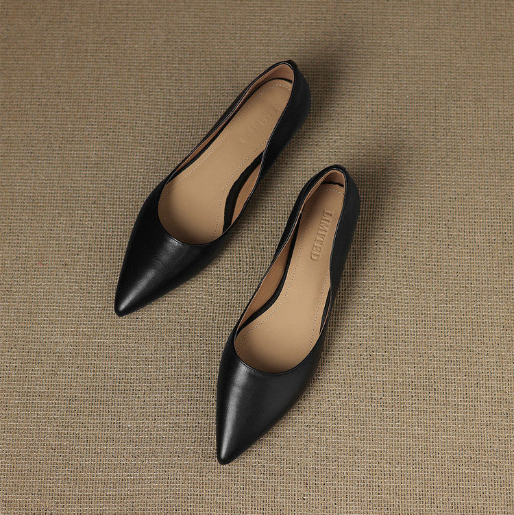 Genuine Leather Flats