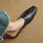 Genuine Leather Mules