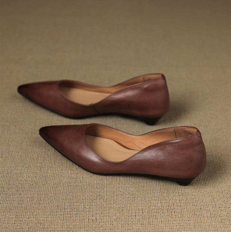 Genuine Leather Flats
