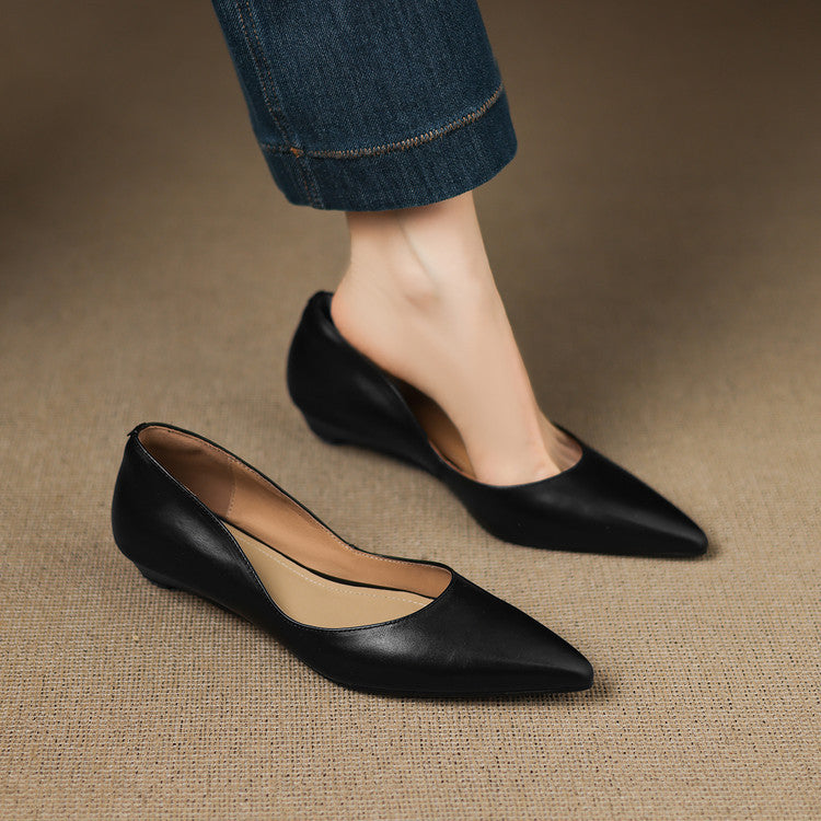 Genuine Leather Flats