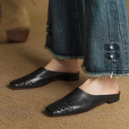Genuine Leather Mules