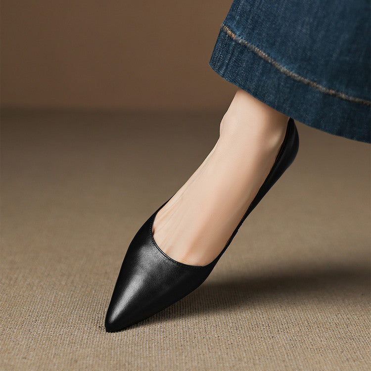 Genuine Leather Flats