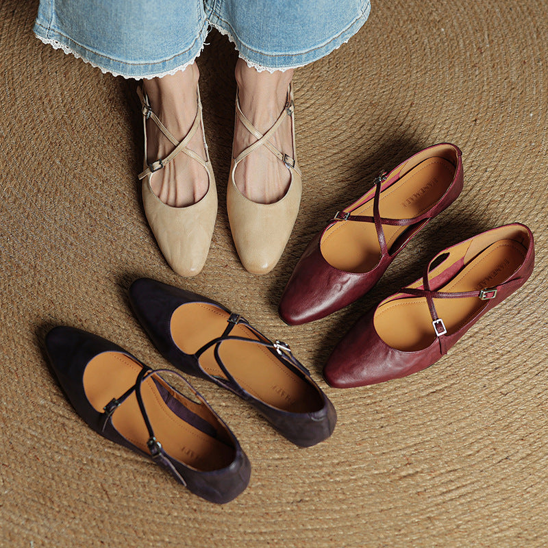 Elegant Leather Flats