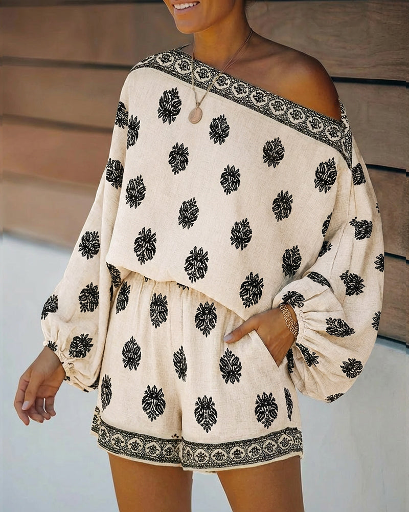 2 Pieces Outfit  Shorts Set