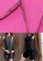 Organic Grey O-Neck One Piece Workout Suit Running Leggings