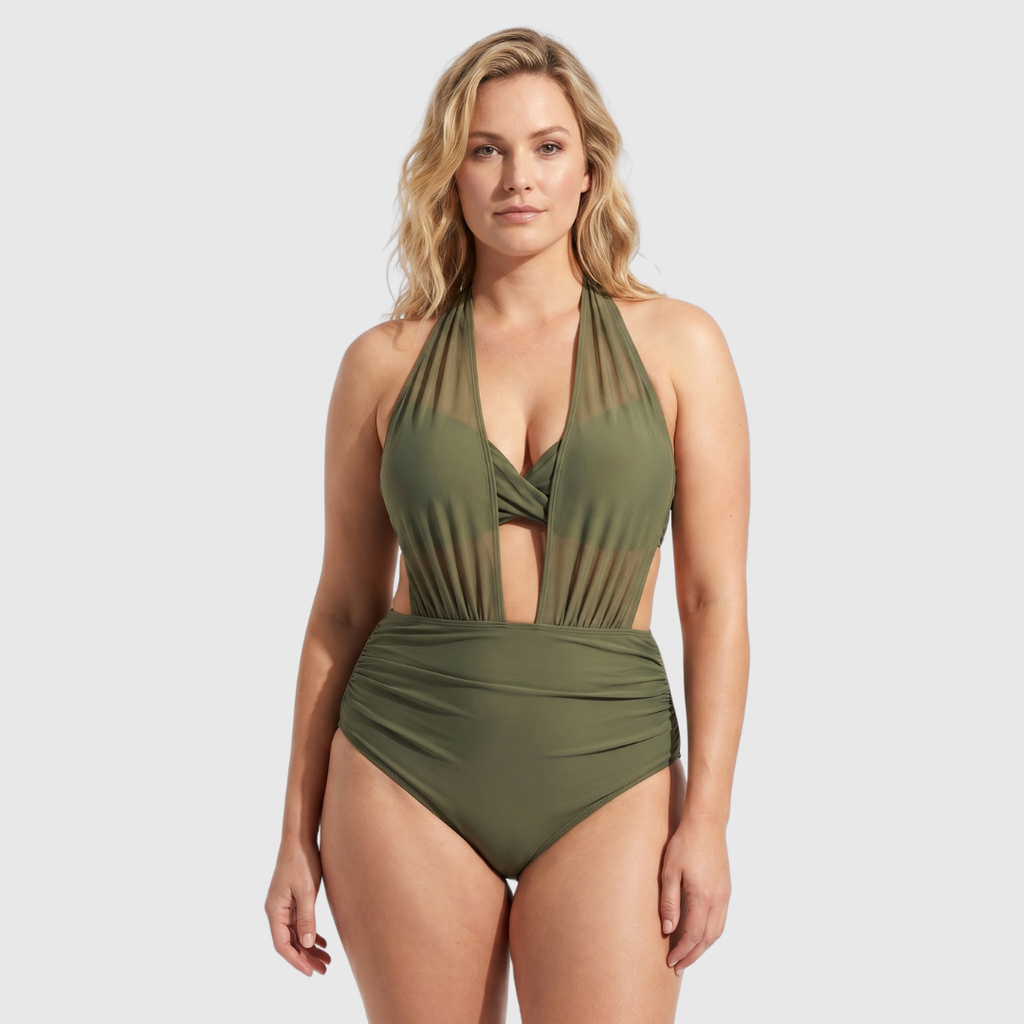 The Amalfi™ Convertible Swimdress - One Swimsuit. Two Elegant Looks.