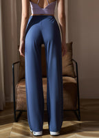 Push Up Grey High Waist Flare Leggings
