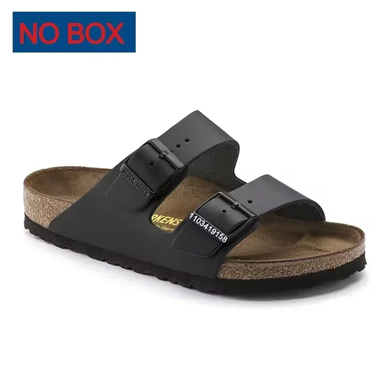 New High Quality Leather For Women And Men, Summer Fashion Combinable Boston Sandals, Shoes, Sandals